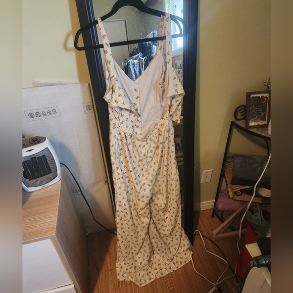 Sienna Sky Floral Romper Pant with Tie Back - Picture 5 of 6